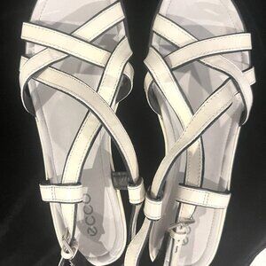 Ecco Patent Leather Sandals, size 39